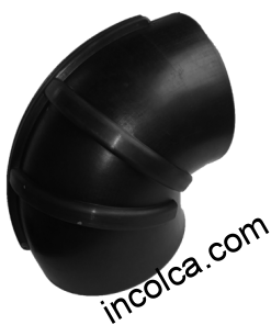 CODO EN CAUCHO PASO DE AIRE KENWORTH MOD 2015 EN ADEL 6"x5" 90°